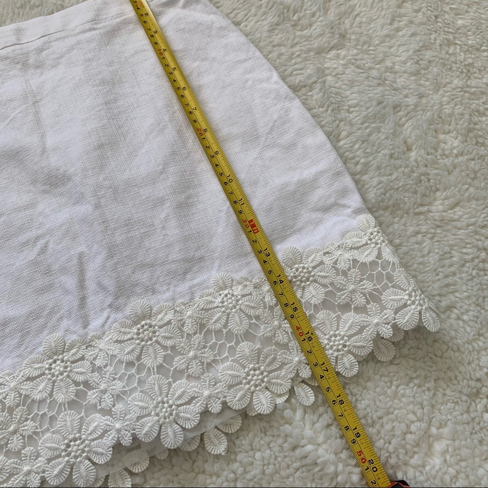 J Crew Lace Trim Mini Skirt - Picture 4 of 5